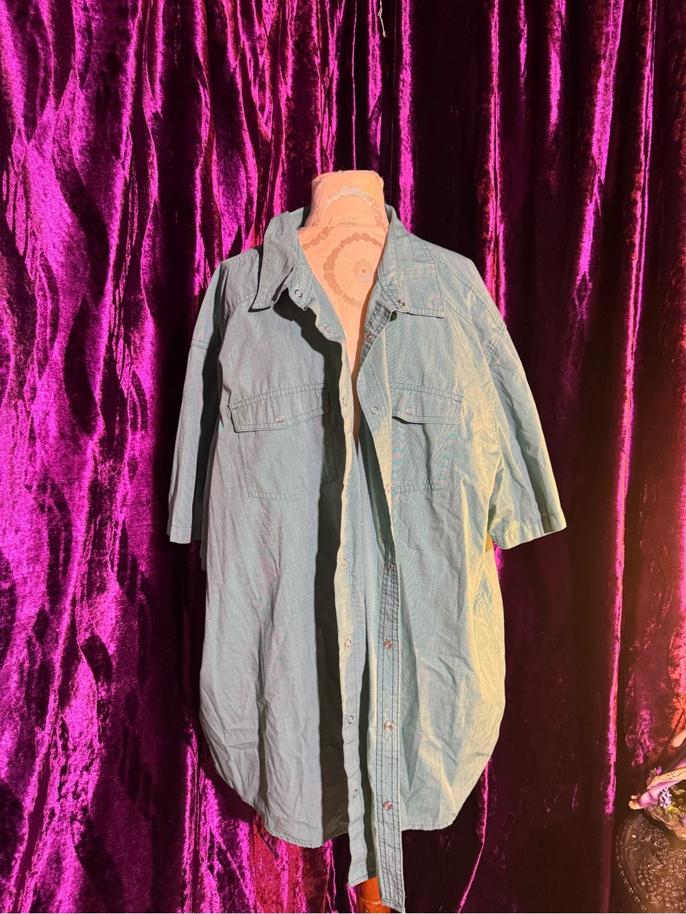 Mountain Ridge Light Blue Men's Denim Shirt Jacket